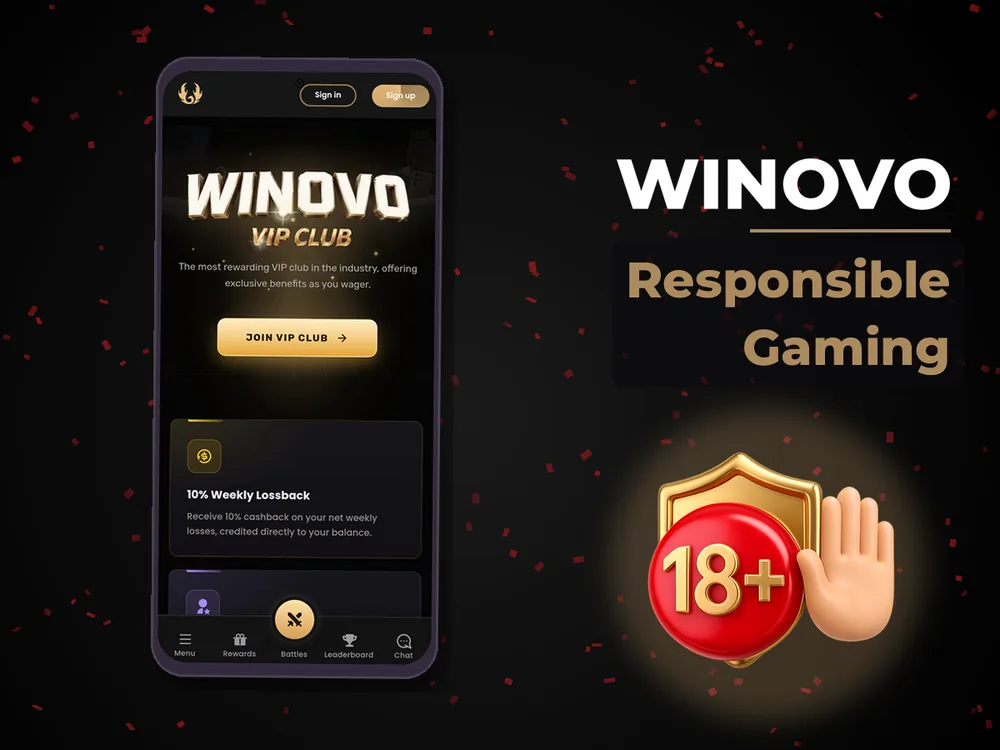 Winovo - Responsible Gaming