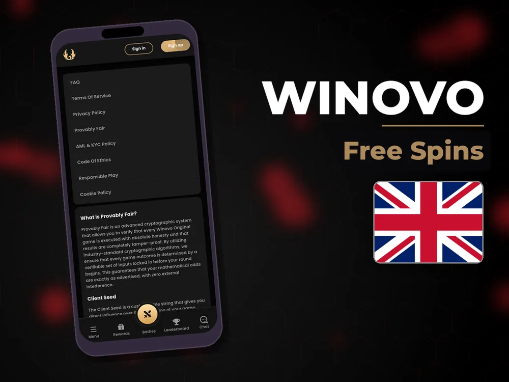 Winovo - Free Spins