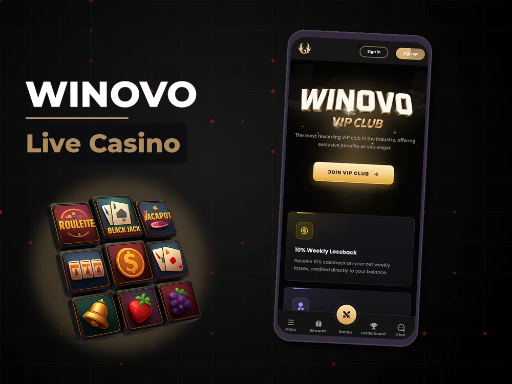 Winovo - Live Casino